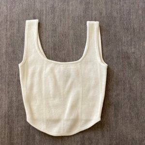 Princess Polly top: size small color white